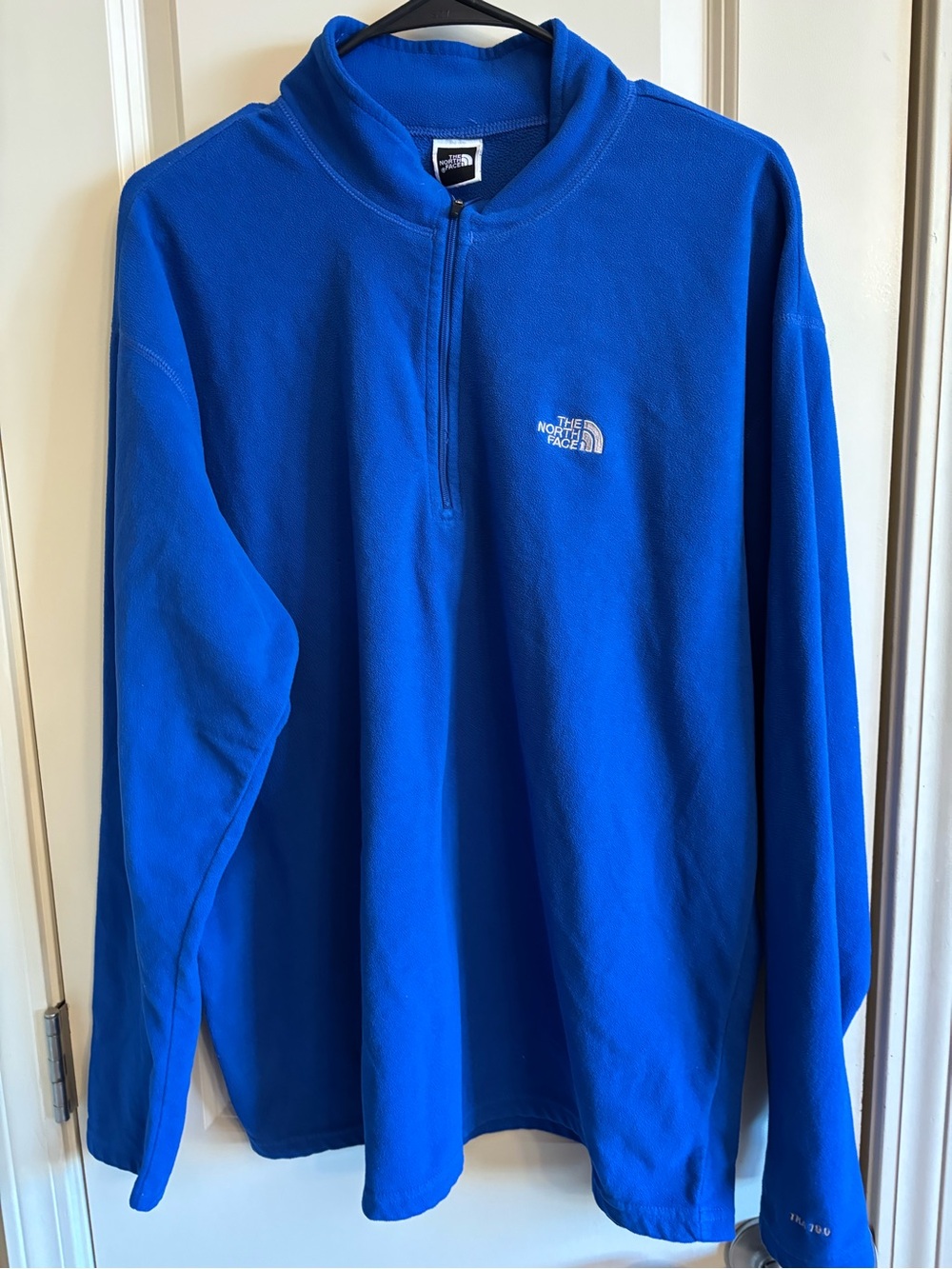 The North Face Men’s Bright Blue Half-Zip Fleece Pullover